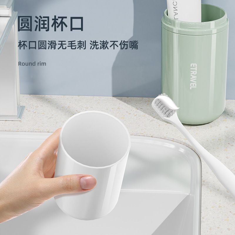 Bộ đồ vệ sinh cá nhân du lịch Bàn chải đánh răng gia đình Cốc đánh răng Bộ ba món cần thiết cho du lịch Dụng cụ nha khoa cầm tay Cốc đựng đồ súc miệng