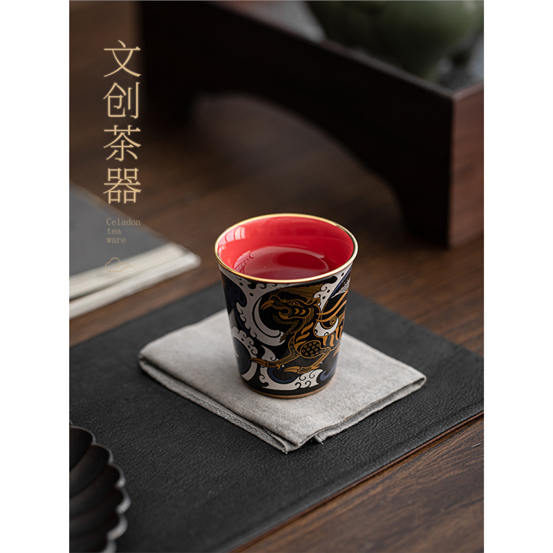 Cốc chủ cao cấp cốc đơn gốm sứ tách trà cá nhân tách trà nam nữ bộ trà quà tặng bán buôn
