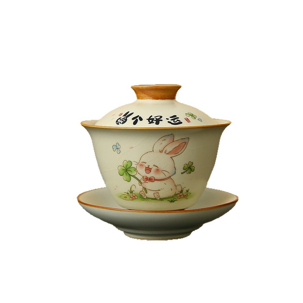 Cốc pha trà Ru lò, cốc trà, cốc trà, cốc trà, cốc Ru lò cổ, cốc mở có thể nâng, bộ dụng cụ pha trà Kung Fu