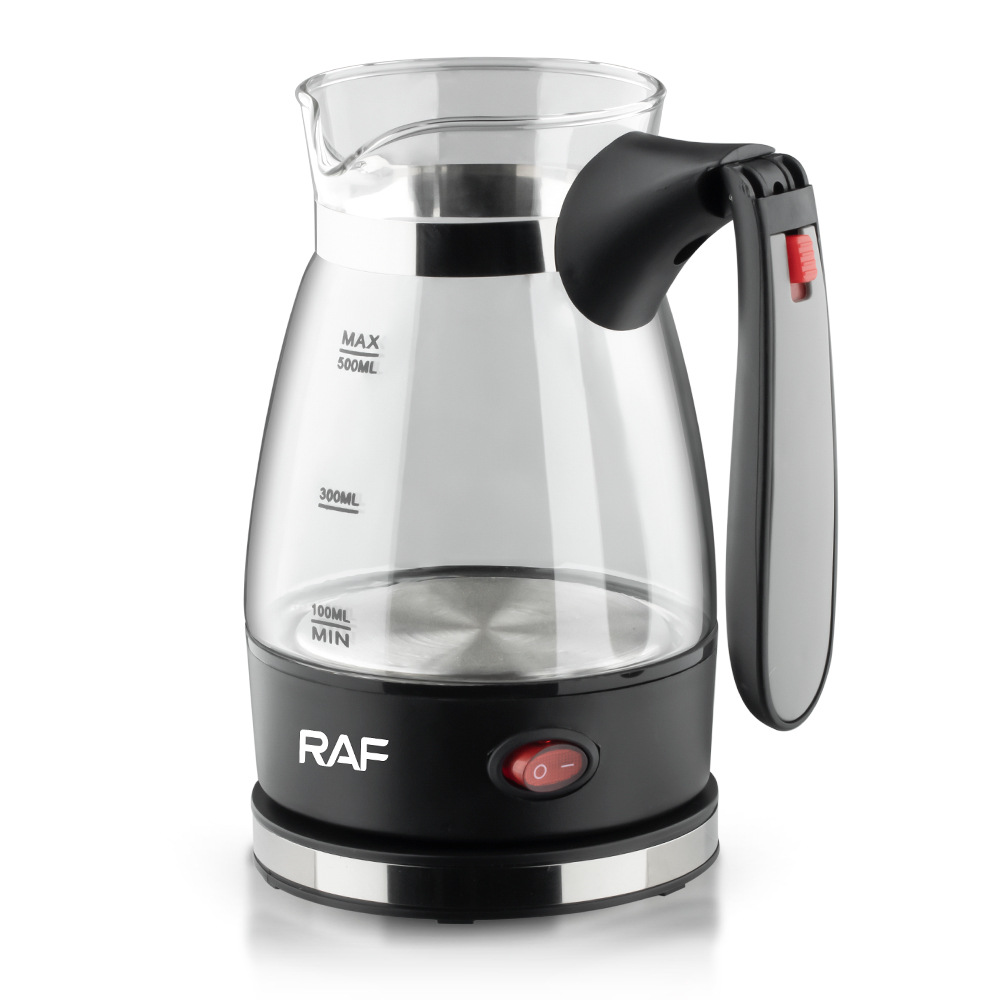 RAF Châu Âu xuyên biên giới Thổ Nhĩ Kỳ Bình pha cà phê thủy tinh nhiệt độ cao Ấm đun nước pha cà phê cầm tay có thể gập lại
