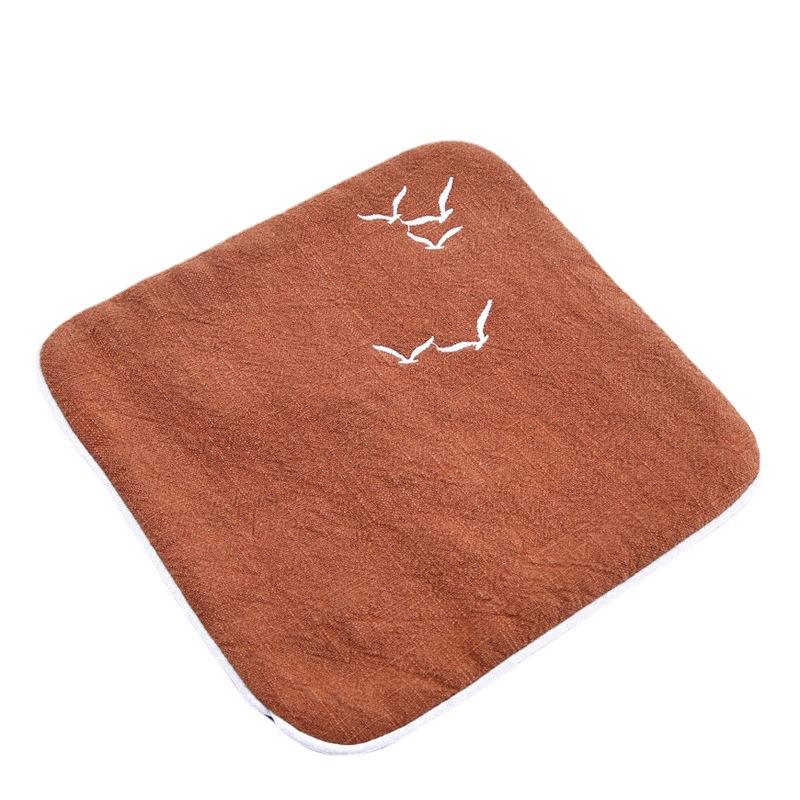 Bông và lanh kiểu Nhật thấm nước hai mặt có thể sử dụng khăn trà vải cổ điển bọt khô bình lót ấm đệm cách nhiệt Phụ Kiện Bộ trà