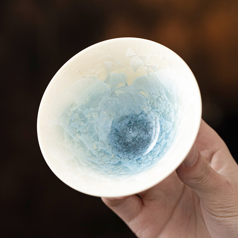 Cốc chủ nhân cao cấp tráng men pha lê cốc đơn cốc cốc xô xanh hồ cốc trà gốm sứ gia dụng cốc uống trà đặc biệt cốc trà