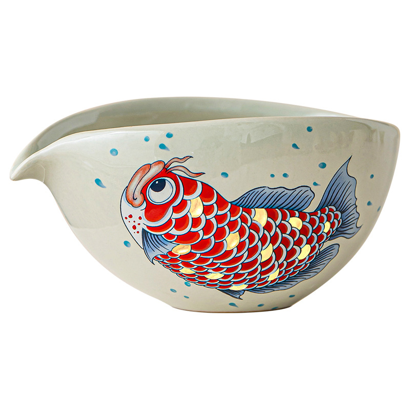 Dụng cụ tách trà gốm sứ Jinyu Mantang cốc trà gia dụng phụ kiện trà đạo chịu nhiệt ấm cốc đồng nhất dụng cụ tách trà