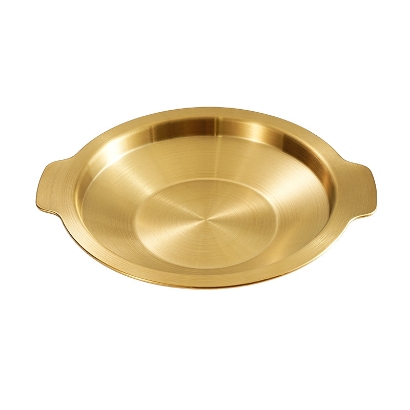 Nồi lẩu khô kiểu Hàn Quốc inox 304 size 24-30cm PBCP14