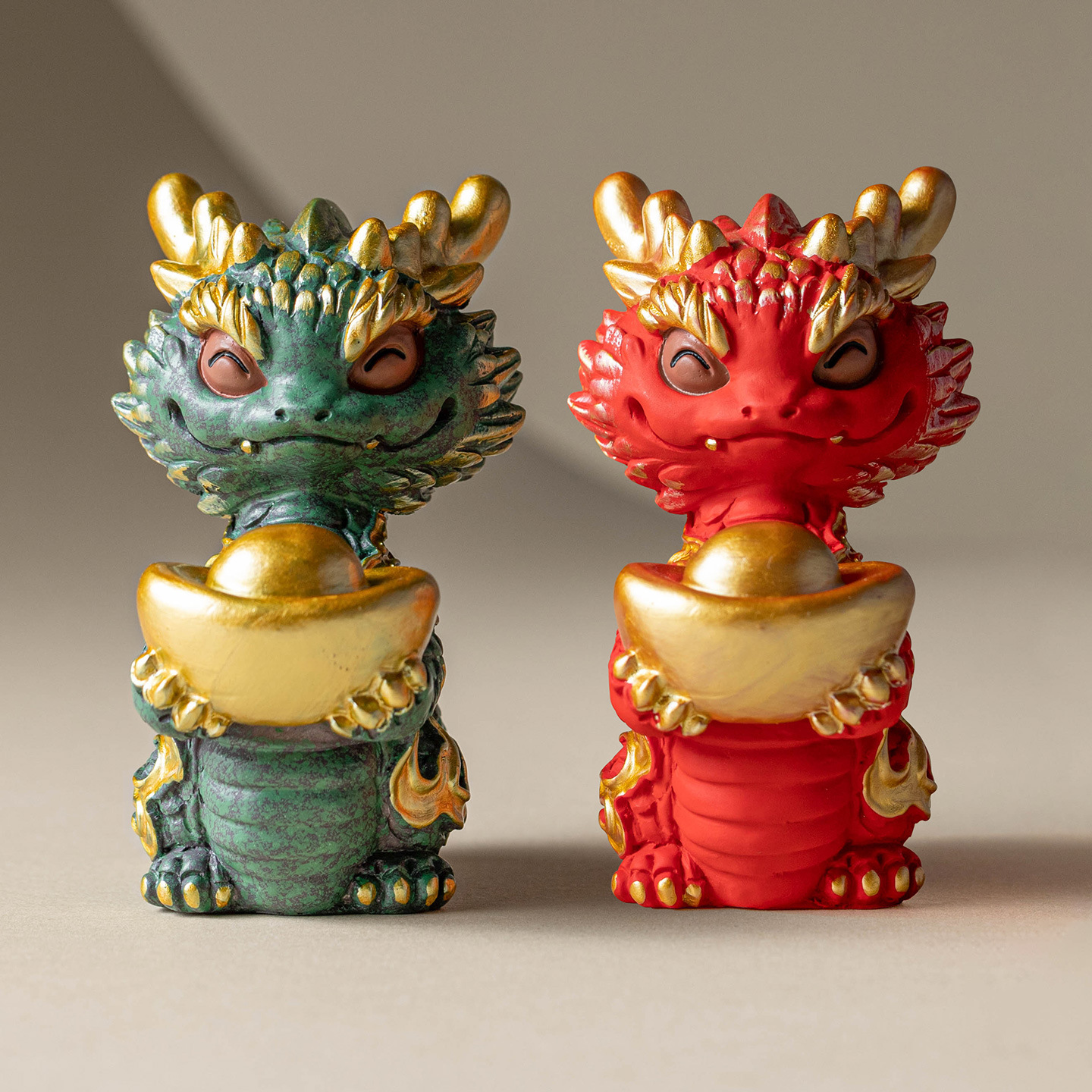 Đồ trang trí nhỏ kiểu Trung Quốc đồ trang trí bằng đá sa thạch xanh sáng tạo lối vào may mắn