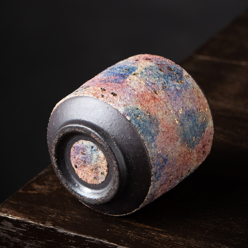 Chén trà của chủ sở hữu mỏ đá củi, chén trà, chén trà, chén trà, chén trà đặc biệt cá nhân, quà tặng đồ trà sáng tạo bằng gốm thô