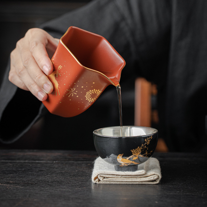 Dụng cụ pha trà chia trà trà cao cấp dụng cụ pha trà Kung Fu cao cấp cốc trà Biển Trà phụ kiện trà gia dụng