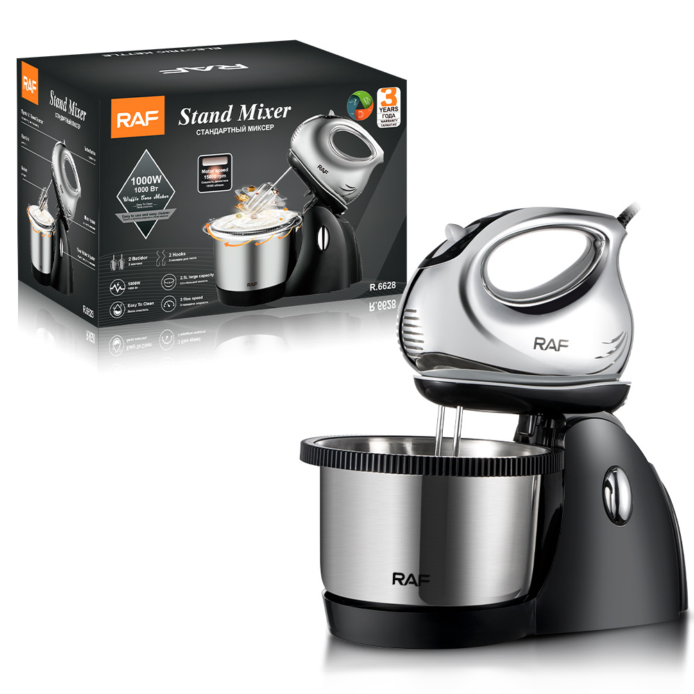 Máy đánh trứng mini điện gia dụng đa chức năng tiêu chuẩn Châu Âu và máy xay bột Máy xay thực phẩm RAF