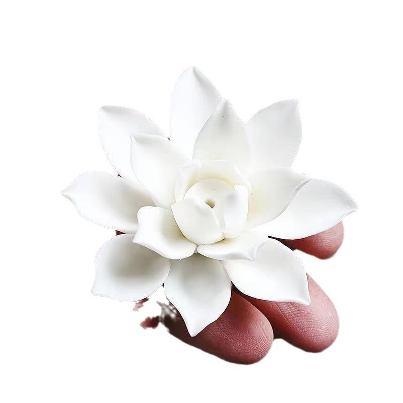 Đồ trang trí lư hương hoa sen thiền gia dụng
