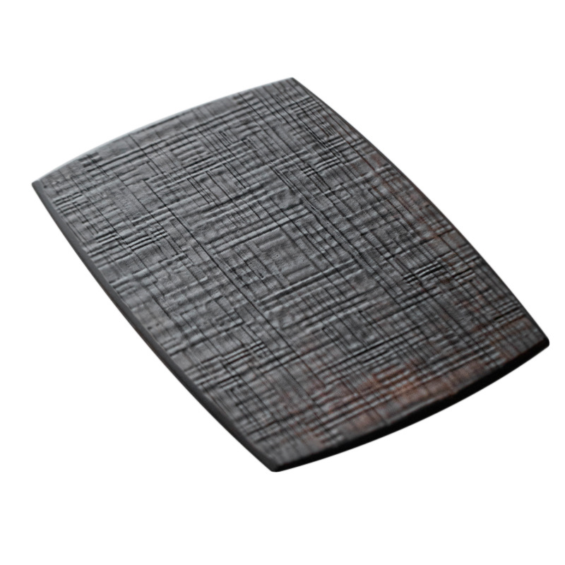 Khay trà gỗ anh đào thủ công kiểu Nhật, bàn trà gỗ đơn giản, ấm trà Zen phong cách wabi-sabi, bán buôn từ nhà máy