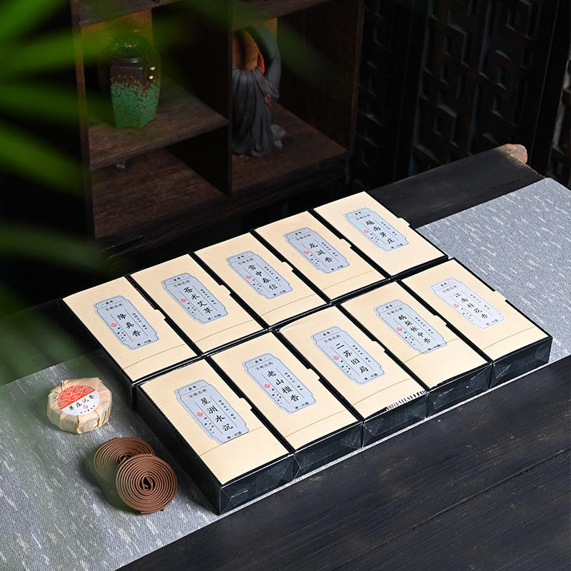 Hương thơm gia đình và trong nhà Hộp quà cuộn tự nhiên Ấn Độ Làohan gỗ đàn hương thơm ngỗng lê lều hương trung bình Thuja Tây Tạng