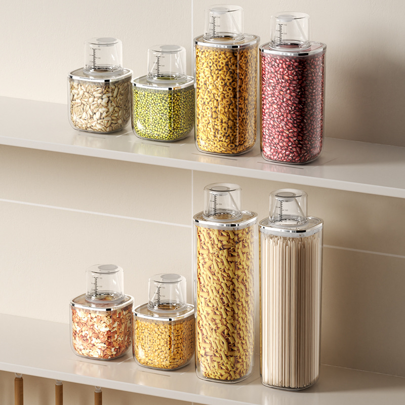 Thùng kín thùng đựng gạo nhà bếp chống côn trùng và chống ẩm gia dụng cấp thực phẩm, thùng đựng hàng khô, thùng đựng ngũ cốc nguyên hạt