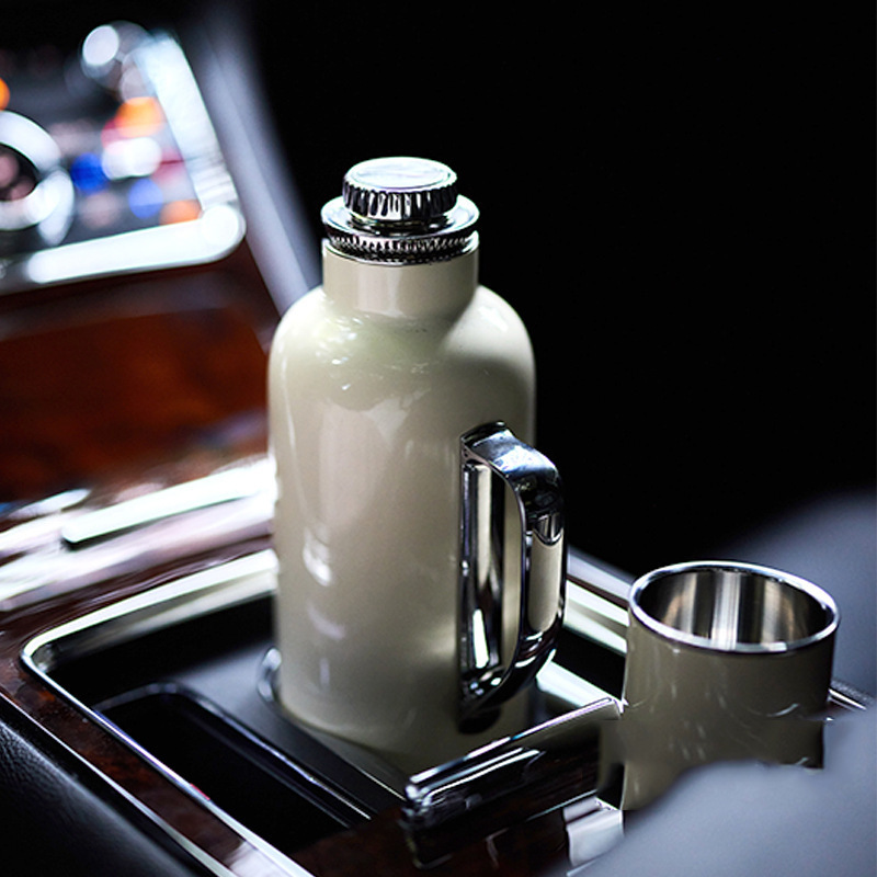 Bình gia truyền Bình giữ nhiệt cổ điển kiểu Trung Quốc Bình giữ nhiệt gia dụng Bình trà hầm inox văn phòng kinh doanh