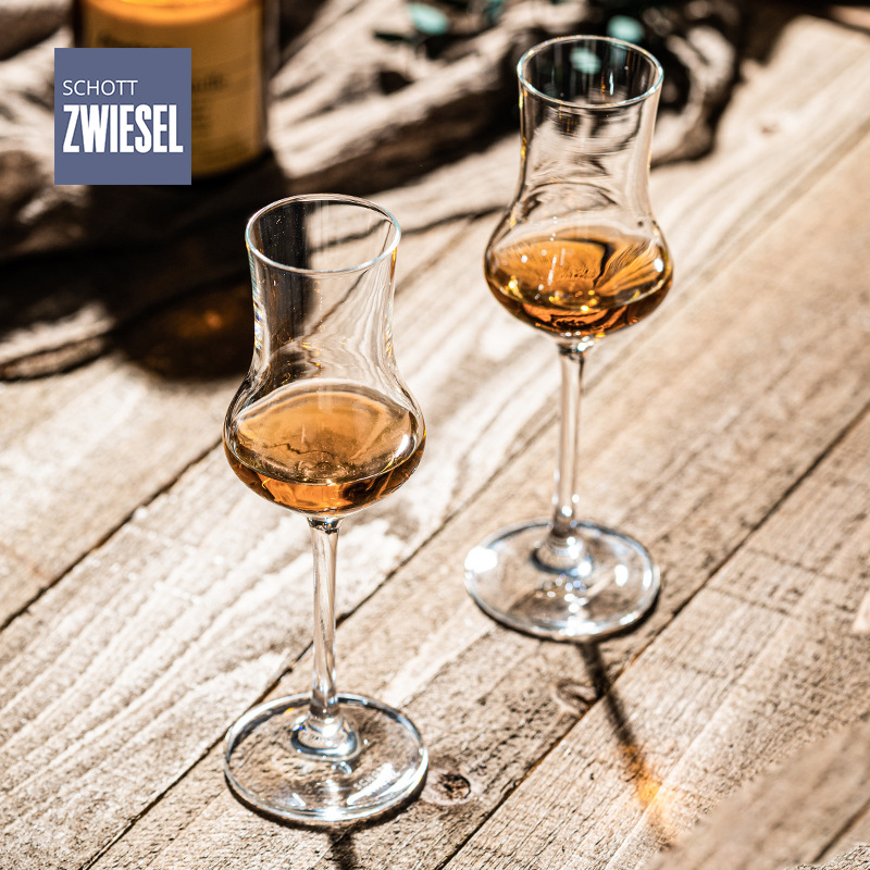 Cốc thủy tinh Schott Đức, ly rượu vang cao cấp gia dụng, ly rượu, ly cocktail chân cao, ly rượu Grappa
