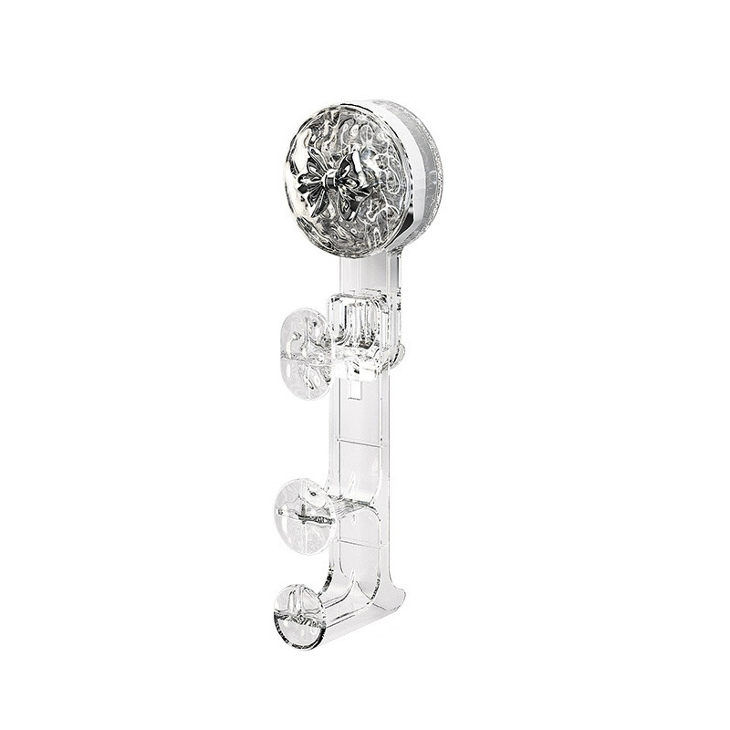 Giá lưu trữ chậu rửa phòng tắm không cần đục lỗ cốc hút treo chậu rửa dụng cụ thần thánh chậu rửa mặt chậu rửa mặt treo tường móc treo chậu rửa mặt phòng tắm