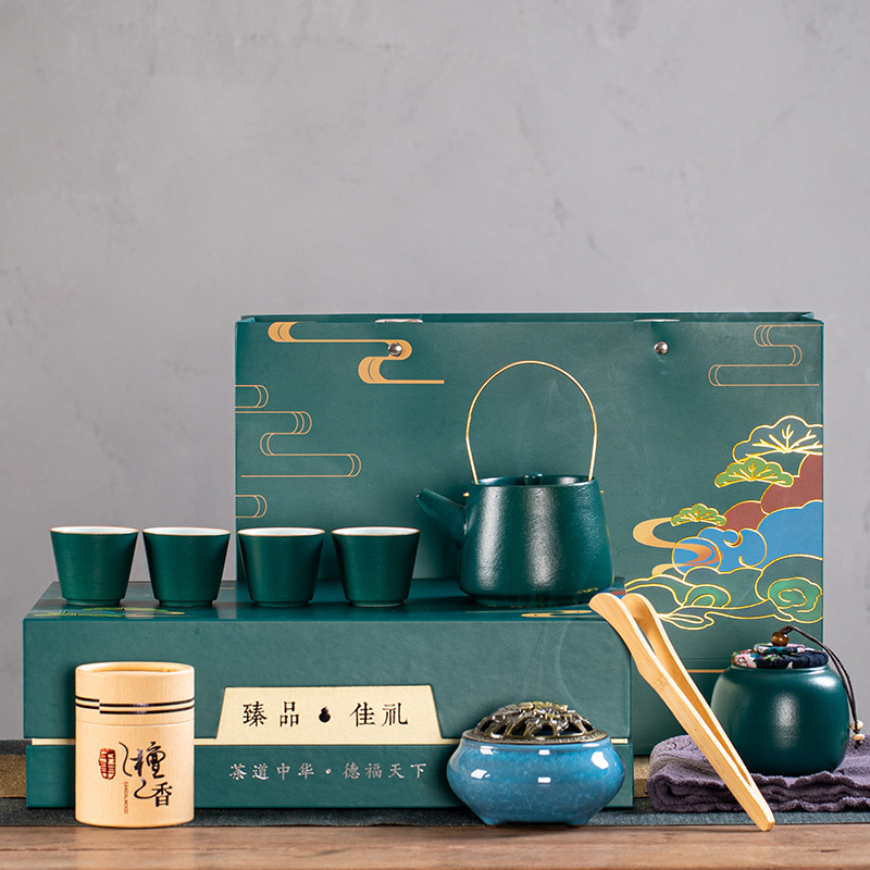Công ty Bộ ấm trà Kung Fu Sự kiện khai trương Quà tặng Quà tặng Văn hóa và Sáng tạo Doanh nghiệp Quà tặng Bộ ấm trà gốm sứ Bộ hương thơm