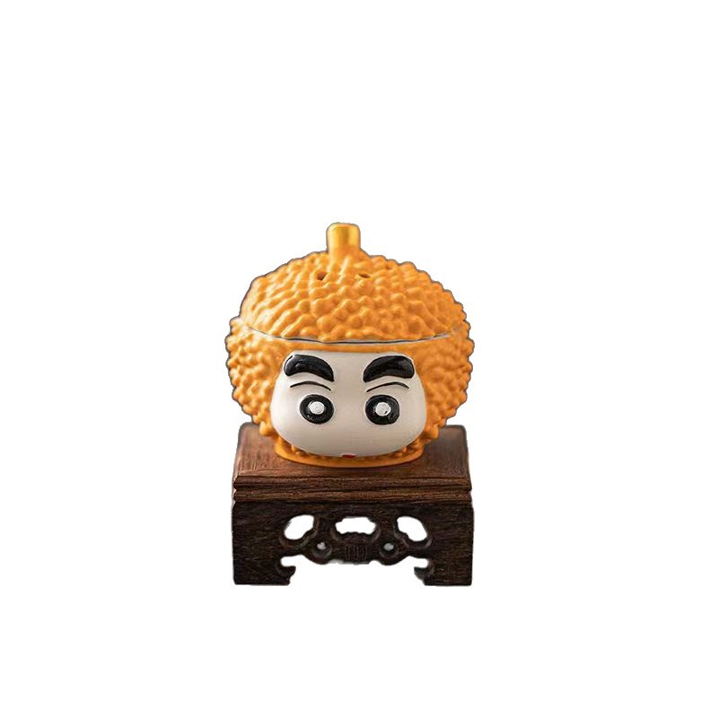Lư hương sầu riêng sáng tạo gia dụng lư hương trong nhà ghế cắm hương lư hương mini cỡ nhỏ đồ trang trí trái cây hương liệu