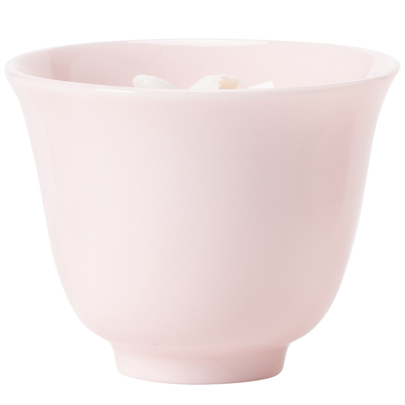 Cốc Trà Hoa nhào bột đào cốc trà thủ công cốc chủ nhân Bộ pha trà cao cấp Nữ Đơn cốc trà nhỏ Kung Fu gốm sứ