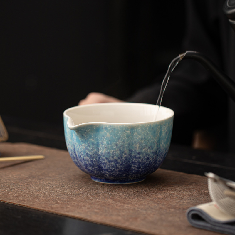 Bộ Matcha đá thay đổi lò nung, công cụ pha trà bằng gốm sáng tạo, bình trà, bát matcha đứng, bàn chải trà, hỗ trợ trà