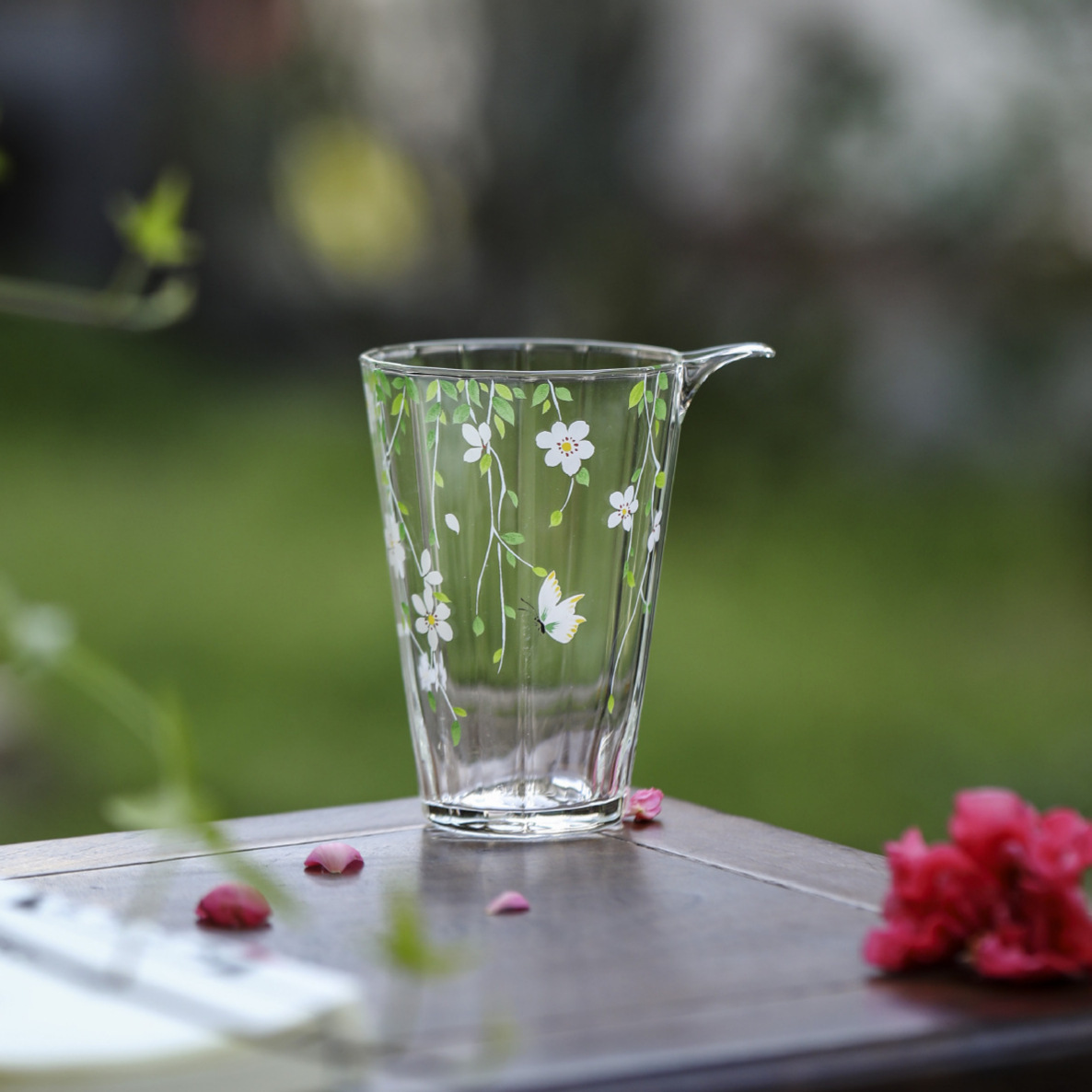 Cốc công thức thủy tinh trong suốt chịu nhiệt dày Huachao dụng cụ pha trà dụng cụ pha trà gia dụng cốc đồng nhất trà phụ kiện trà đạo Kung Fu