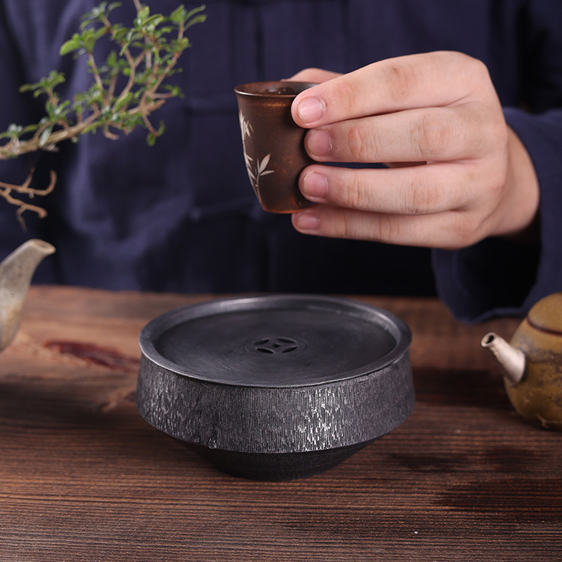 Bán buôn ấm thiếc cũ, Khay trà bàn pha khô cổ điển kiểu Nhật, dụng cụ trà Kung Fu, ấm trà, khay đựng trà, phụ kiện trà