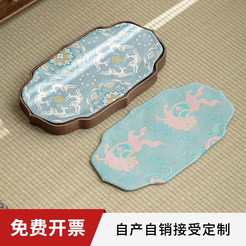 Bình cánh sen bằng gỗ đặc chọn lọc, bàn pha khô bằng gỗ óc chó, khay trà kiểu Nhật, khay trà, khay trà cổ điển