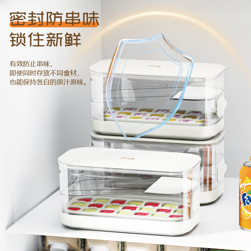 Khuôn đá viên, khay đá ép cấp thực phẩm, hộp đá, hộp đá, kho đá viên tự chế gia dụng