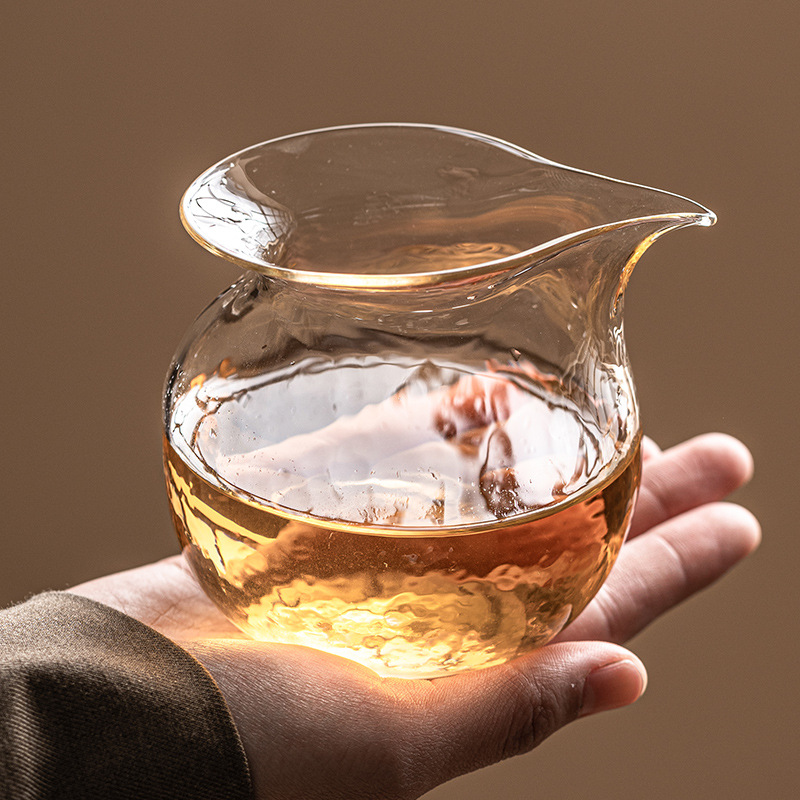 Dụng cụ chia tách trà thủy tinh chịu nhiệt cao borosilicat dụng cụ chia trà cốc đồng phục gia dụng có dung tích lớn dụng cụ pha trà Kung Fu đơn