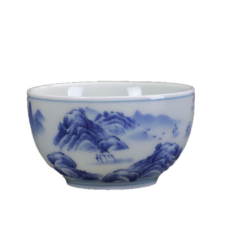 Cốc trà gốm sứ gia dụng văn phòng khách sạn cốc trà bộ trà công phu cốc trà nhỏ cốc trà đơn giản bán buôn