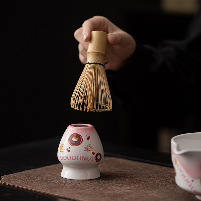 Phô Mai Matcha 8 Bộ Sáng Tạo Nhật Bản Gốm Sứ Trà Hoàn Chỉnh Bộ Dụng Cụ Trà Trà Bát Trà Đánh Phụ Kiện