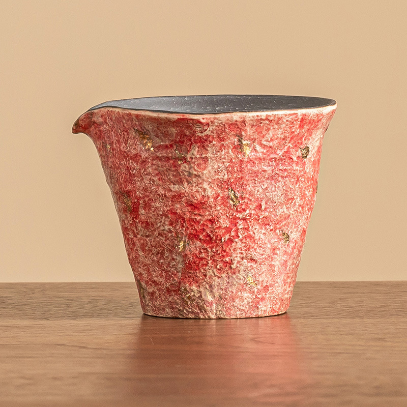 Cốc pha trà bằng gốm màu mỏ đá, cốc pha trà bằng gốm cổ điển gia dụng cao cấp, cốc trà, phụ kiện trà đạo