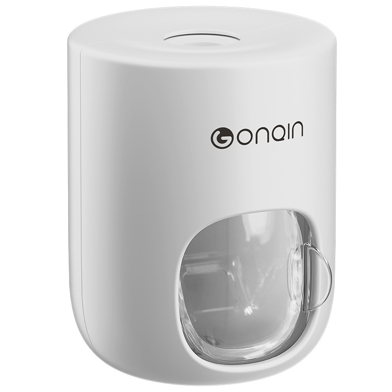 Máy ép kem đánh răng tự động Máy ép kem đánh răng có nắp đậy chống bụi gia dụng treo tường không đục lỗ kẹp kem đánh răng bán buôn