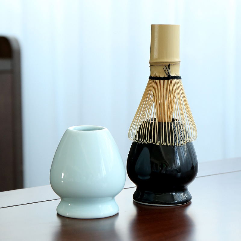 Bộ trà đặt hàng, bình trà, dụng cụ Matcha đứng, phụ kiện bàn chải trà Nhật Bản, bàn chải khuấy, Bộ Baibenli, bình trà, ghế