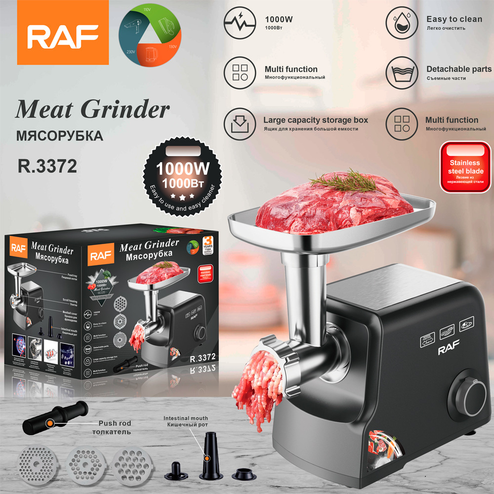 Máy xay thịt nhỏ gia dụng RAF Máy xay thịt nhanh R.3372