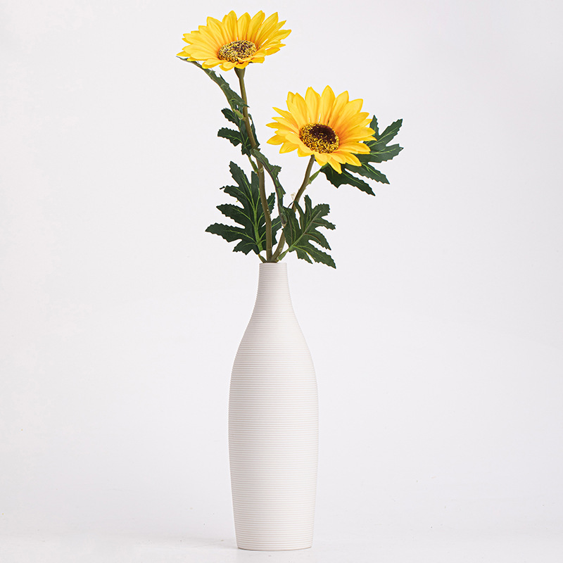 Bình mũi nhọn có ren, bình gốm sáng tạo kiểu Trung Quốc mới, đồ trang trí trang trí phòng trà thoải mái cho phòng khách gia đình