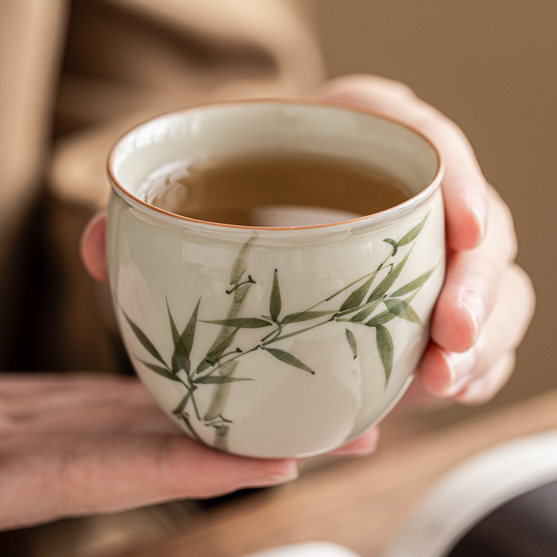 Cốc cốc cốc cốc cốc đựng trà bằng gốm sứ cao cấp phong cách Trung Quốc gia dụng cốc cốc cốc chủ nhân cốc đơn