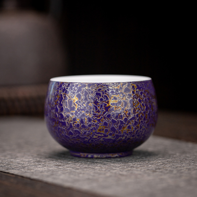 Bộ ấm chén trà Suyuan Lacquerware, chất liệu sơn mài Phúc Châu, kiểu da tê giác, làm thủ công, chén trà Dehua, chất liệu ngọc béo cừu, sứ trắng cao cấp, hộp quà tặng