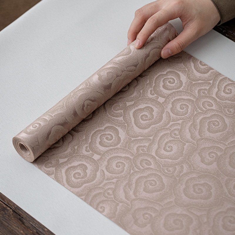 Bàn trà Jacquard thổ cẩm cổ điển hai mặt Bàn trà vải cotton chống thấm nước Zen Nhật Bản Bàn trà Trung Quốc mới nghệ thuật