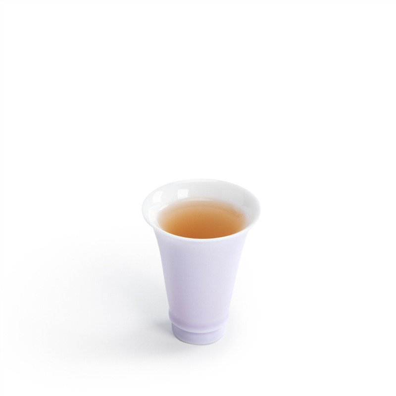 Mushan Tea Cup Master Cup Màu tím Giá trị cao Bộ trà Kung Fu Bộ trà sứ trắng Chén trà nhỏ Nếm trà Cá nhân Bán buôn