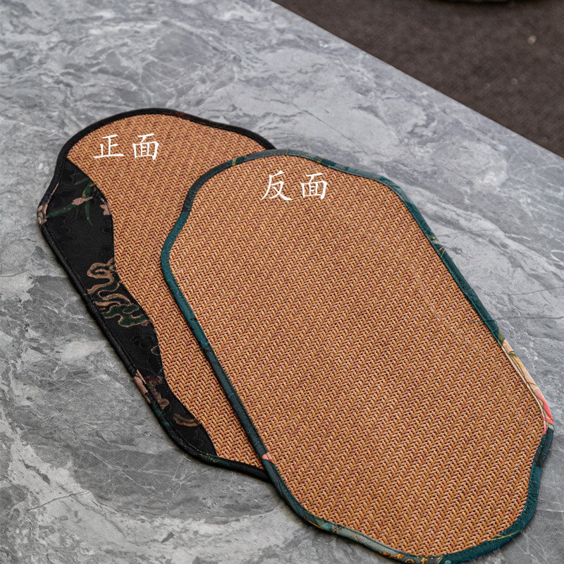 Quốc phong một người trà chiếu phong cách mới phong cách Trung Quốc Thiền chiếu trải bàn Khăn trải bàn trà chống thấm nước bàn trà pha khô bàn trà lá cờ trà cách nhiệt