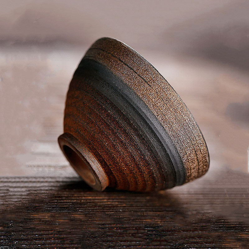 Cốc trà Gốm Sứ Cổ Điển Thủ Công cốc trà gốm thô kiểu Nhật cốc chủ nhân cốc cốc gốm sứ Kung Fu cốc trà Trung Quốc