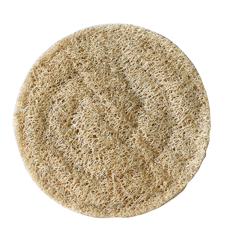 Đệm nâng ấm bằng mướp, đệm trà đạo, đệm ấm trà, đệm cách nhiệt ấm trà, phụ kiện trà đạo Kung Fu