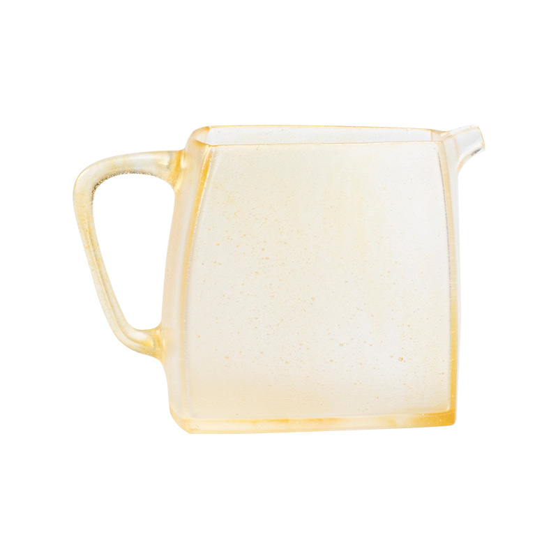 Cốc công cộng Yushantang cốc tách trà thủy tinh cao cấp phụ kiện biển trà phụ kiện trà bộ trà chuyên dụng pha trà hình vuông cổ điển