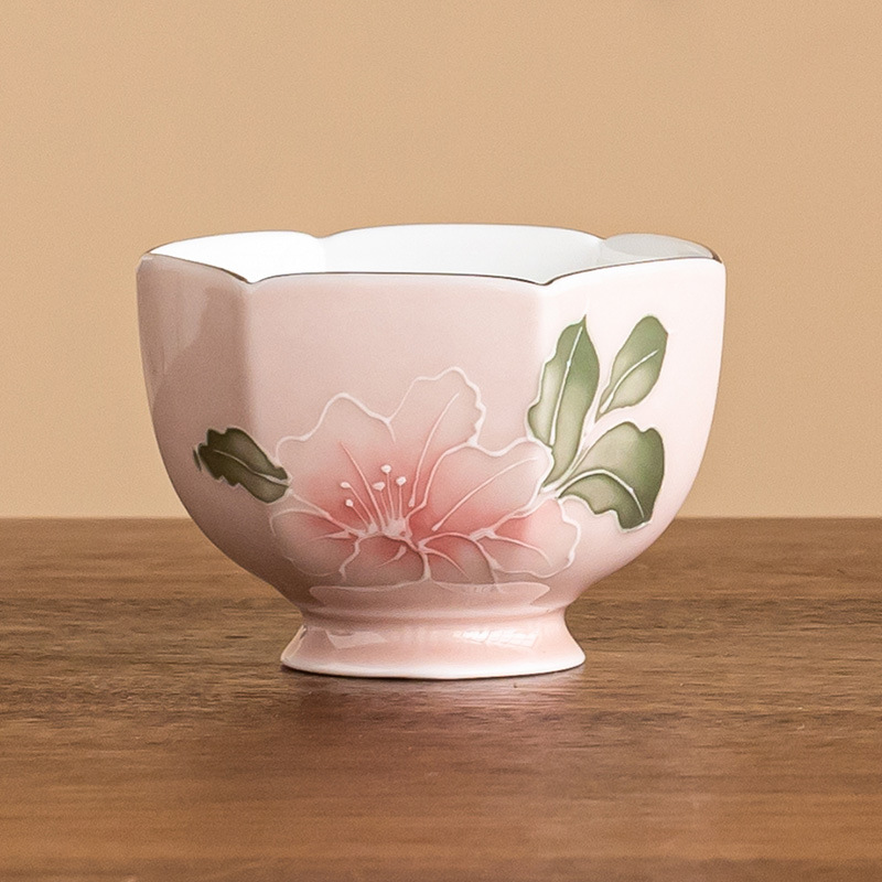 Handcrafted Lily Master Cup Home Cốc trà gốm Cốc trà đặc sản dành cho nữ Bộ trà Kung Fu cao cấp Cốc trà.