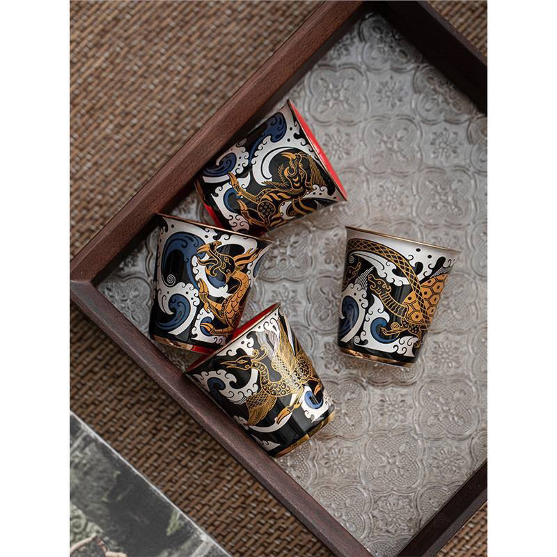 Cốc chủ cao cấp cốc đơn gốm sứ tách trà cá nhân tách trà nam nữ bộ trà quà tặng bán buôn