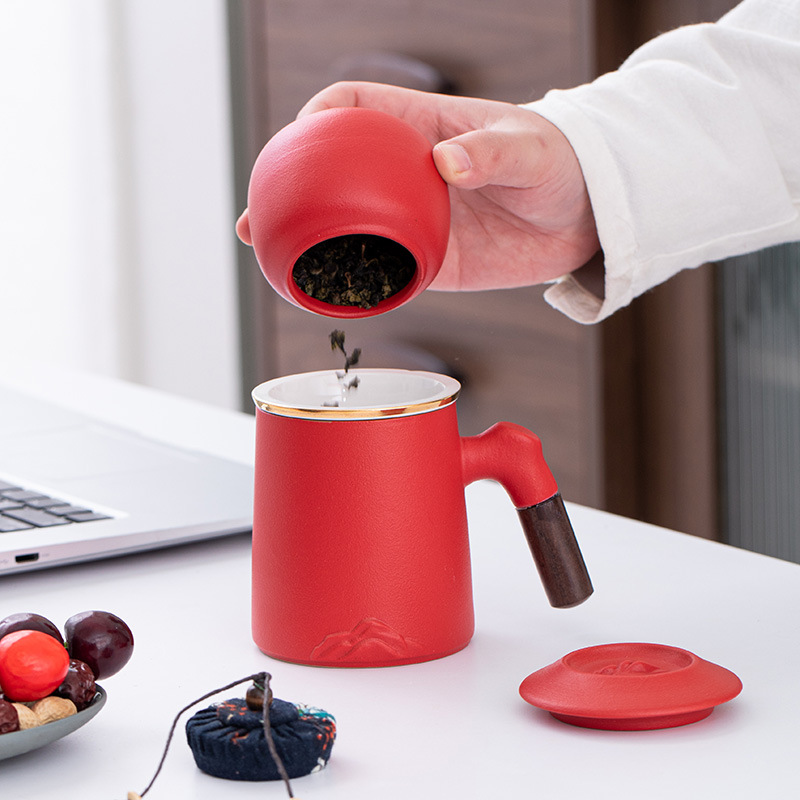 Cốc nước bằng gốm, cốc pha, cốc tách trà có giá trị cao, quà tặng khách hàng cho sự kiện khai trương