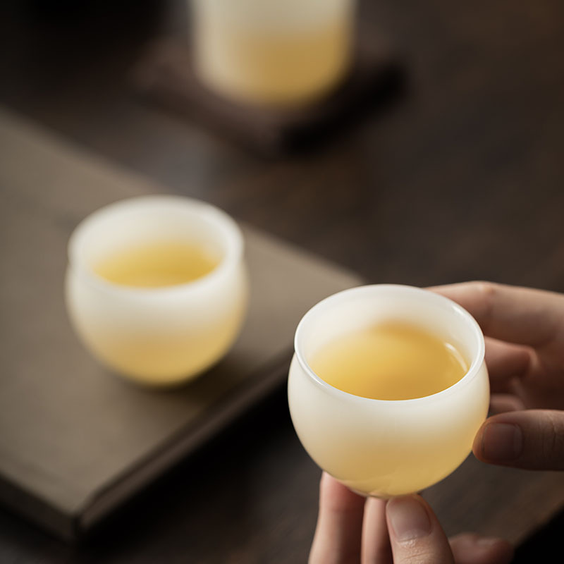 Tách trà sứ ngọc bích dùng trong gia đình, tách trà bậc thầy, tách tre, tách nếm, bộ trà kung fu, tách trà cá nhân, hộp quà tặng tách đơn.