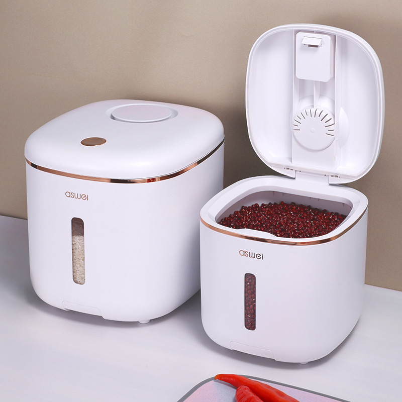 Thùng gạo đựng gạo chống côn trùng, chống ẩm, Thùng gạo đựng gạo kín gia dụng, Thùng Bột mì, Thùng gạo, Thùng gạo