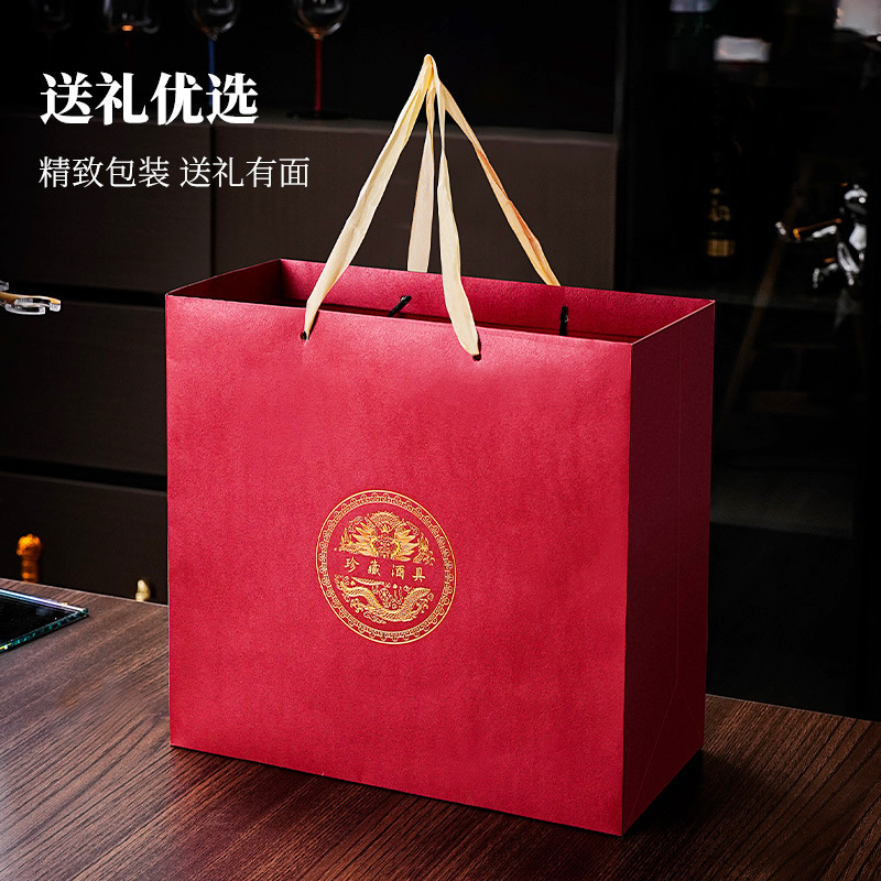Ly rượu vang đỏ có chân vàng xoay được, ly rượu vang pha lê có chân màu sắc, bộ quà tặng ly rượu vang, có thể in logo.
