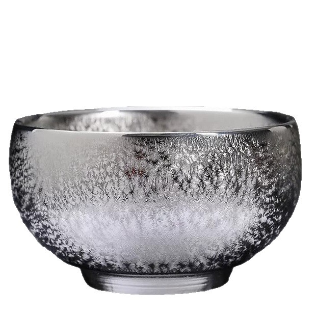 Cốc chủ nhân mạ bạc, tách trà dùng trực tiếp, tách trà gốm sứ, bộ trà, tách trà, tách trà cá nhân, tách trà gia dụng, tách vàng, tách đơn